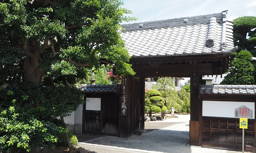 宝蔵寺の山門