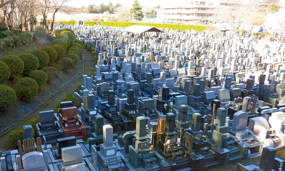 霊園内の様子