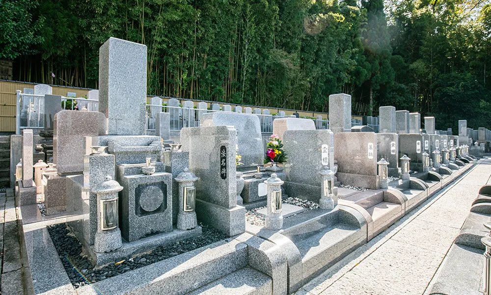 墓園内の様子